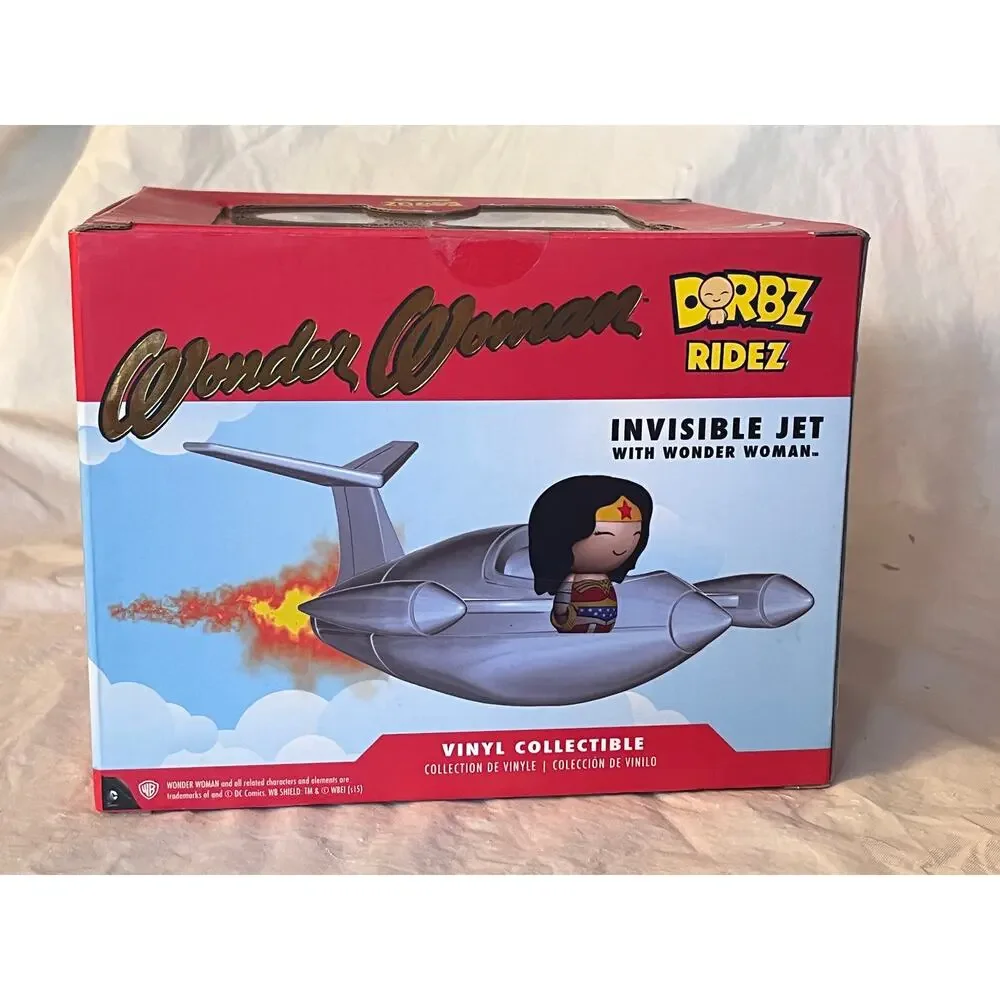 Funko Dorbz Ridez: DC Universe - Invisible Jet With Wonder Woman #002
